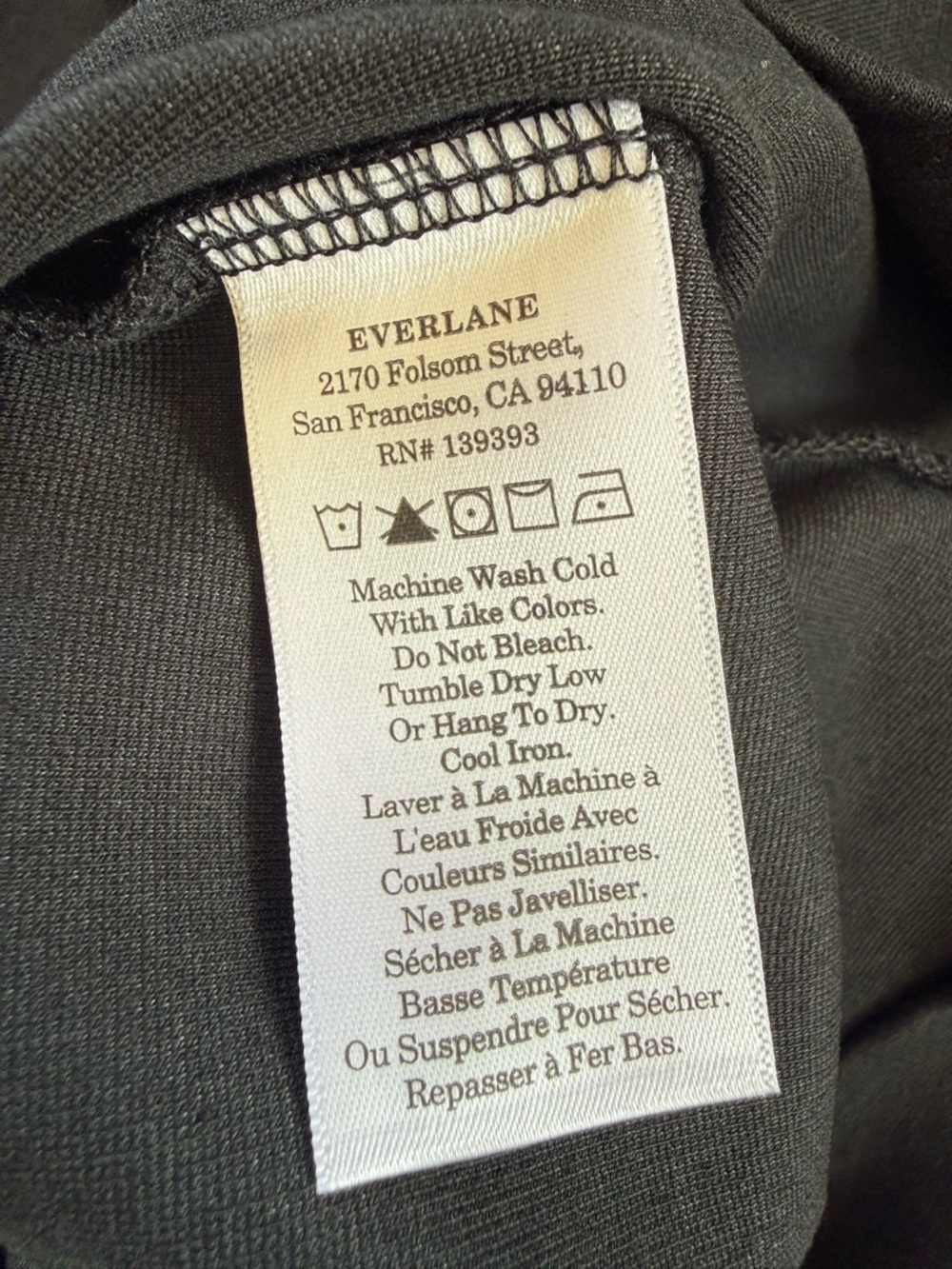 NWT Everlane The Dream ‘90s Shift Dress LBD Mini Sleeveless Stretchy Size L - Picture 12 of 13